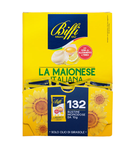 Biffi - Maionese Italiana - Monodose - 132 bustine monoporzione da 10 g