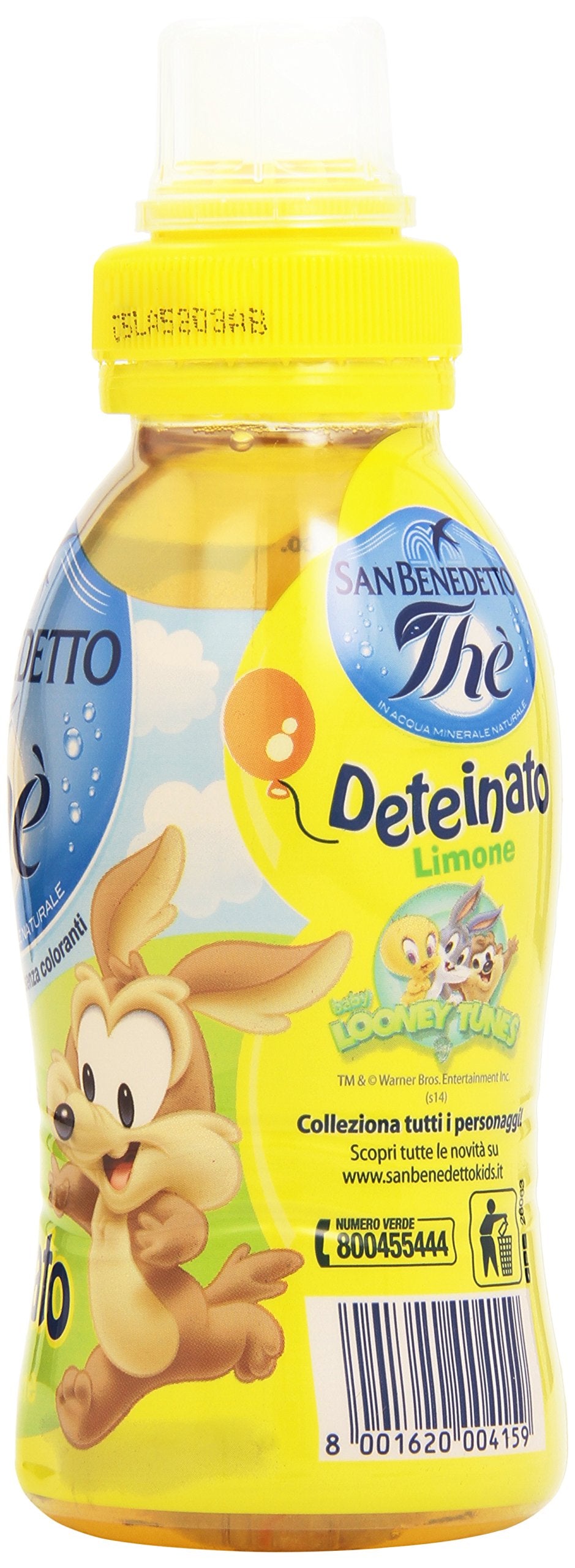 San Benedetto - Thè, Deteinato Limone - 24 pezzi da 250 ml [6 l]