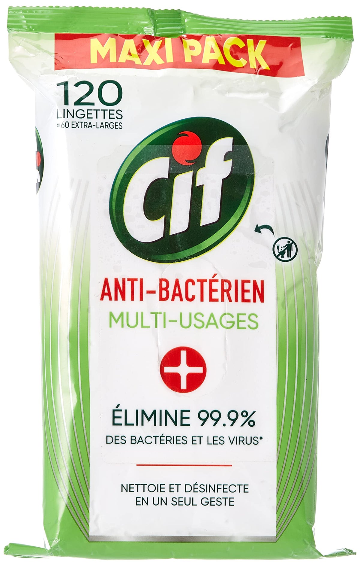 CIF Multi Proposito salviette antibatteriche X 120
