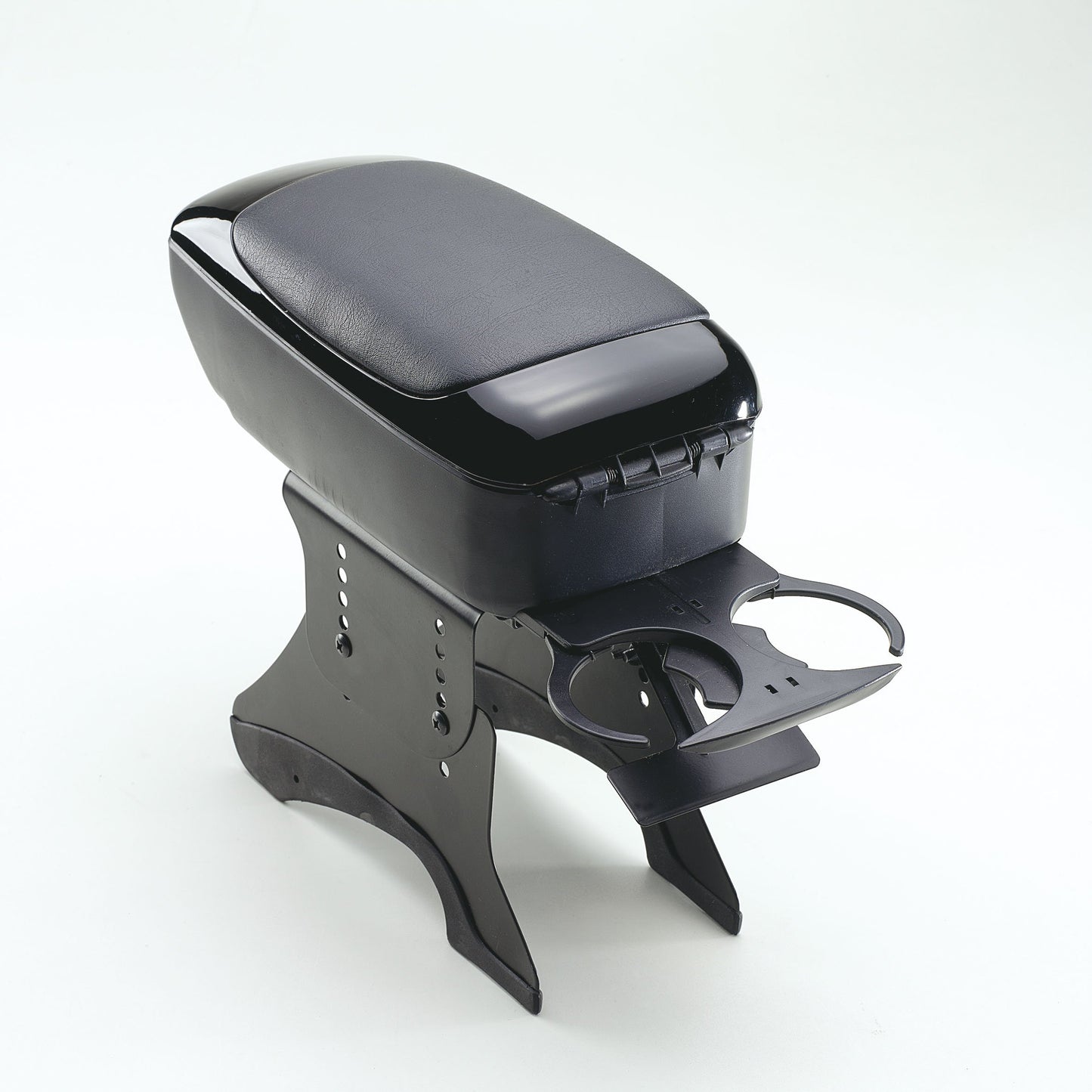 Bottari Bracciolo Portaoggetti e Portabevande per Auto, Fissaggio Semplice, Nero