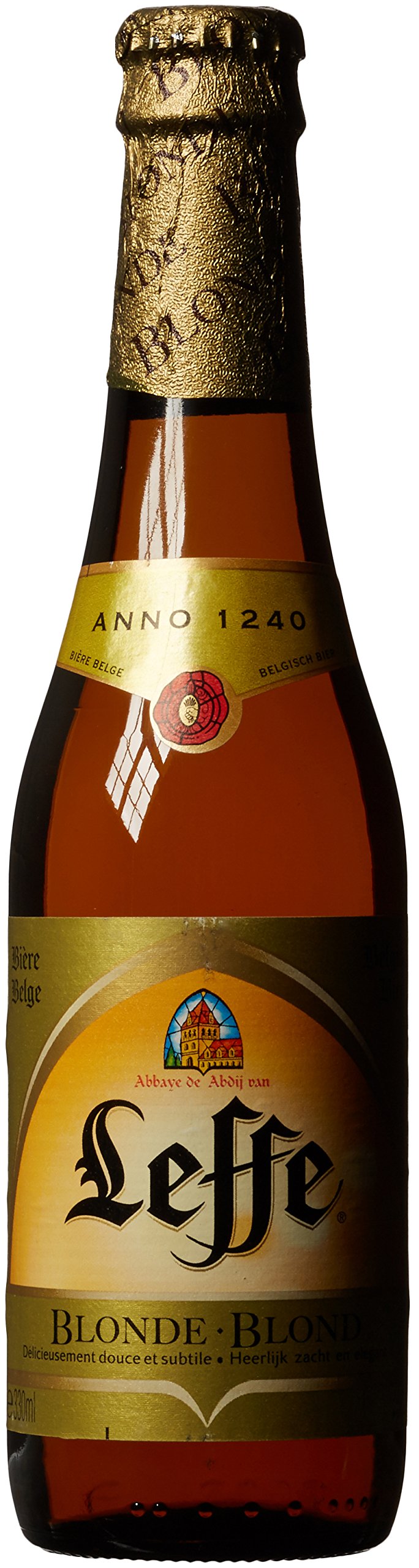 Leffe Birra Blond Bottiglia - Confezione da 24 x 330 ml