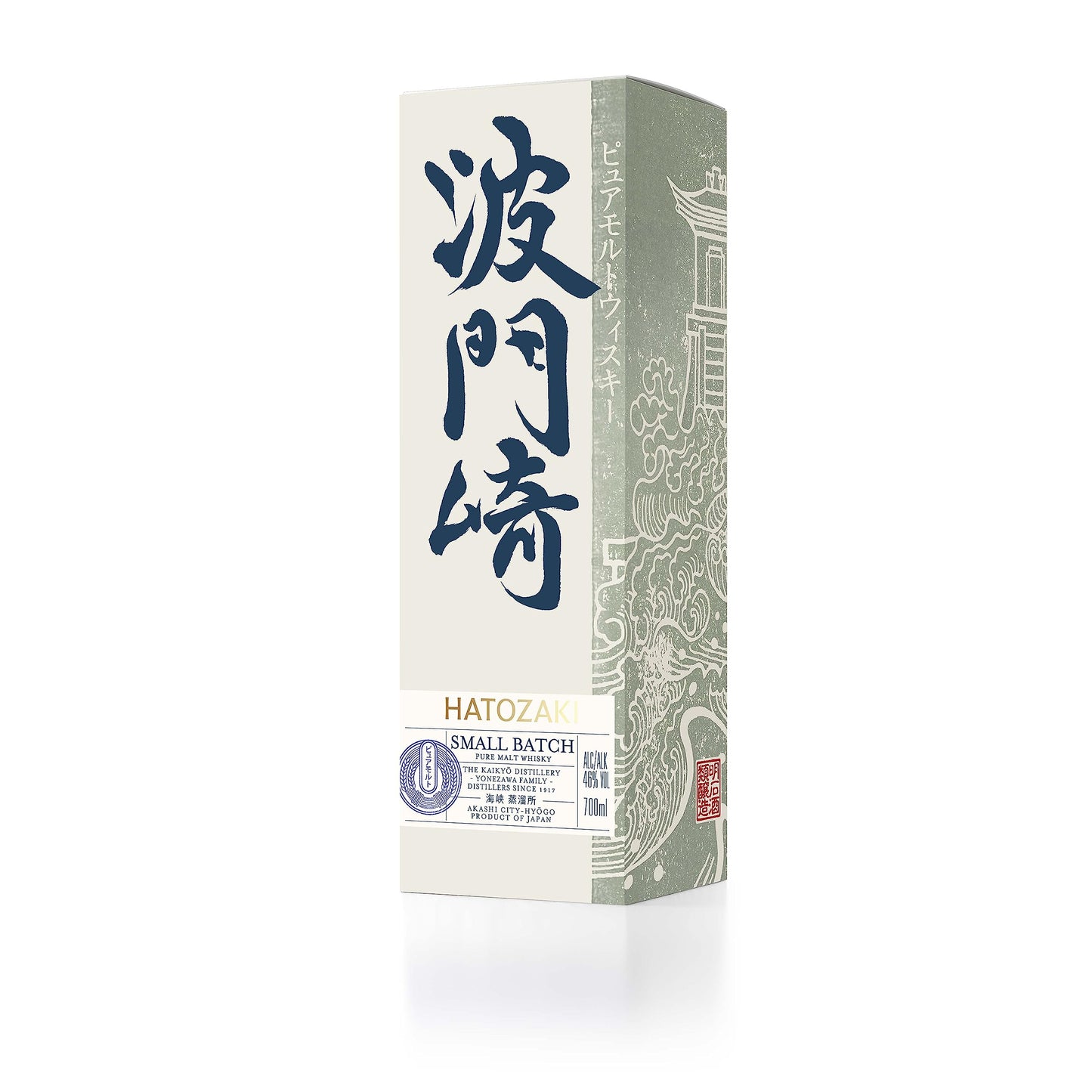 Hatozaki PURE MALT Japanese Blended Whisky 46% Vol. 0,7l in Giftbox