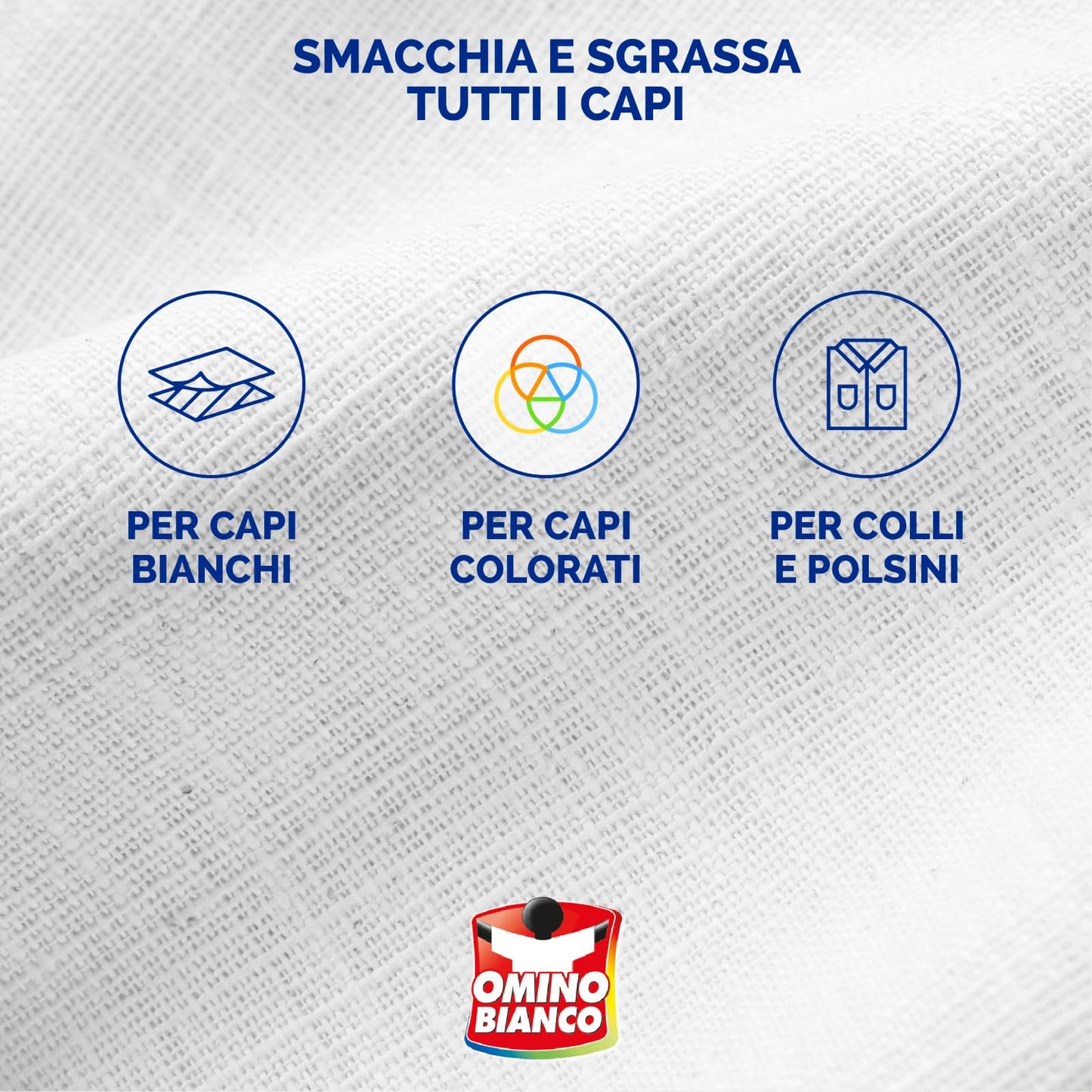 Omino Bianco - Smacchia e Sgrassa 2 in 1, Pre-Trattante Spray con Azione Smacchiante e Sgrassante, con Marsiglia, 2 Pezzi da 500 ml
