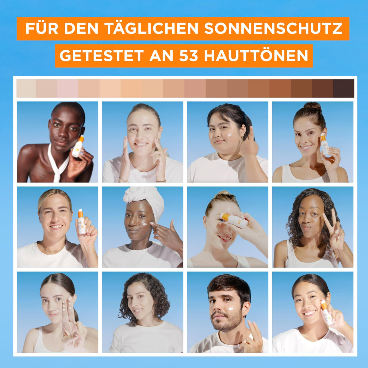 Garnier Siero Viso Protettivo Invisibile Super UV, Per Tutti i Tipi di Pelle, Protezione SPF 50+, Ad Assorbimento Rapido, Con Ceramide Protect, Ambre Solaire, 30 ml