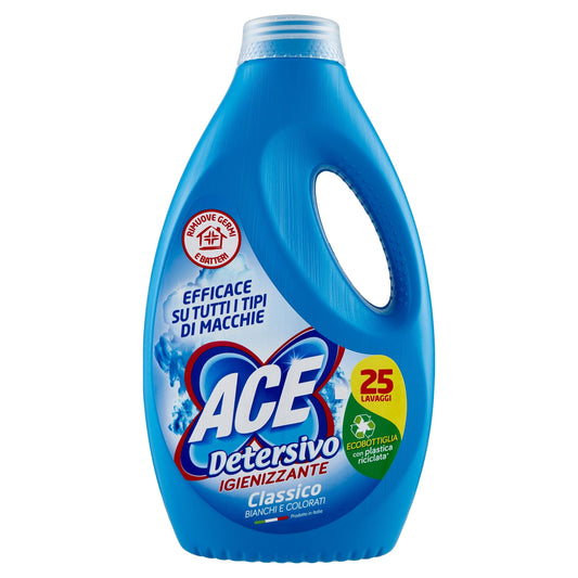 Ace Detersivo Lavatrice Igienizzante Classico 25 Lav