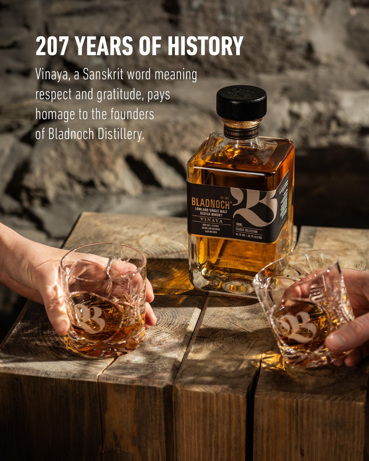 Bladnoch VINAYA Lowland Single Malt Scotch Whisky 46,7% Vol. 0,7l in Giftbox