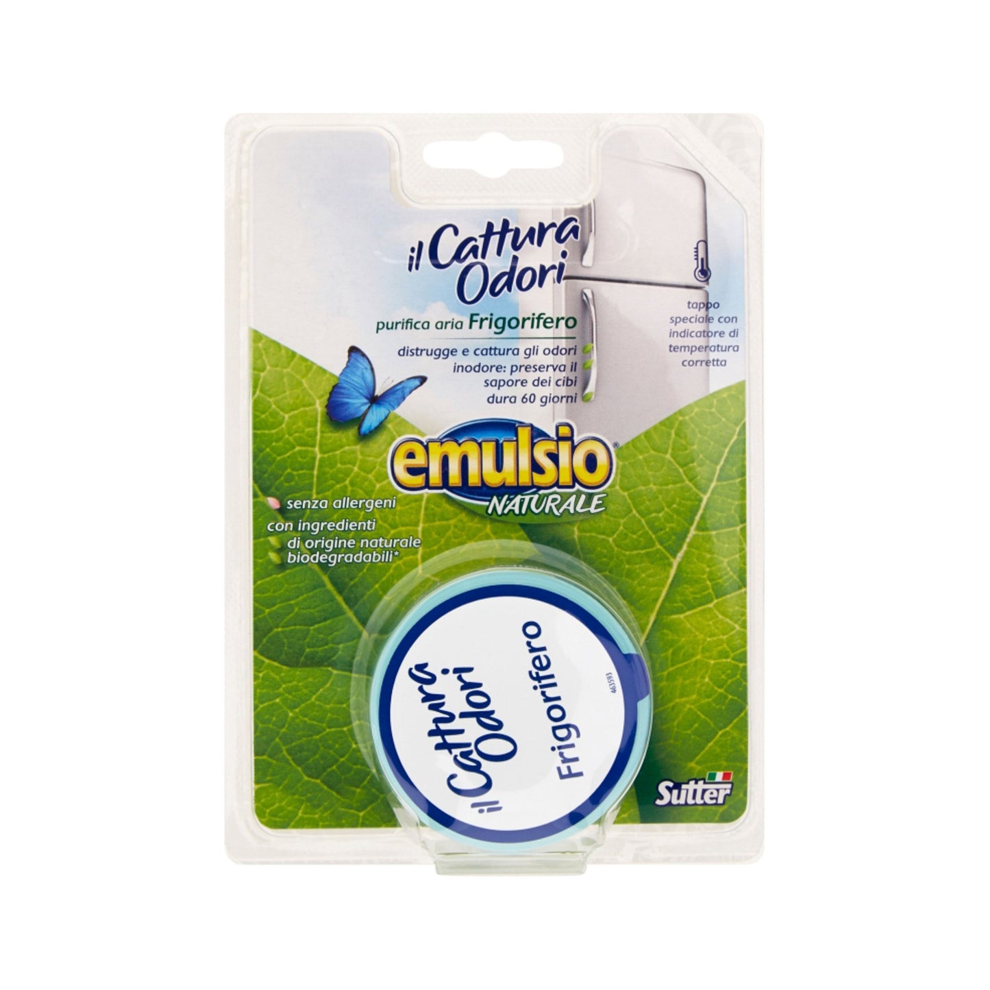 Emulsio Naturale 0298313 Ilcattura Odori Gel Frigo, 40 G