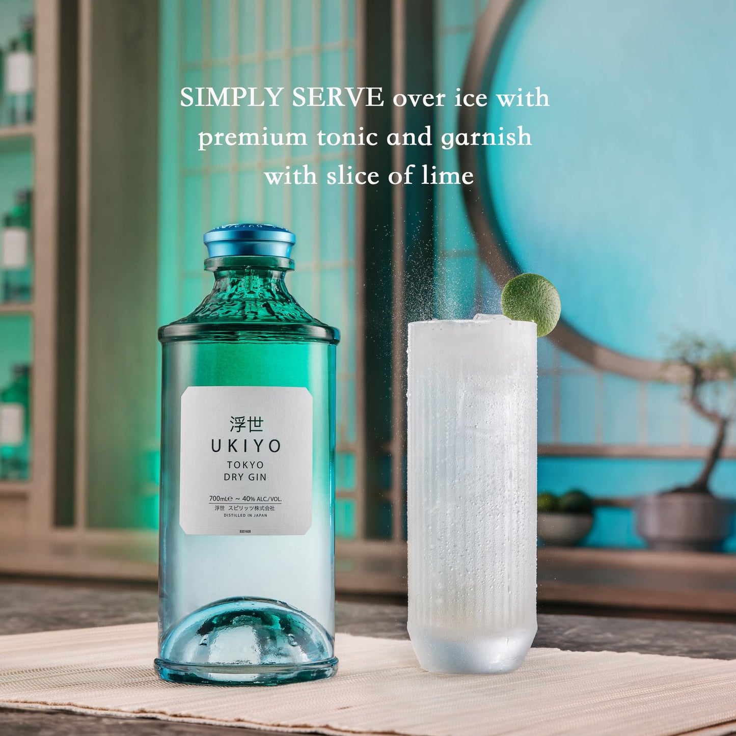UKIYO Tokyo Dry Gin 40% Vol. 0,7l