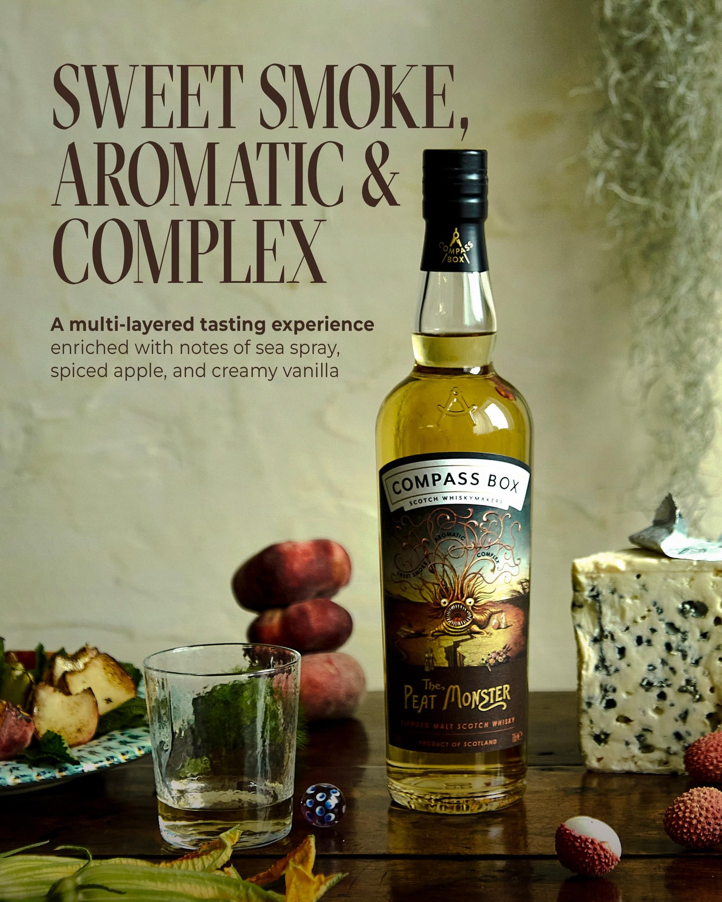Compass Box THE PEAT MONSTER Blended Malt 46% Vol. 0,7l