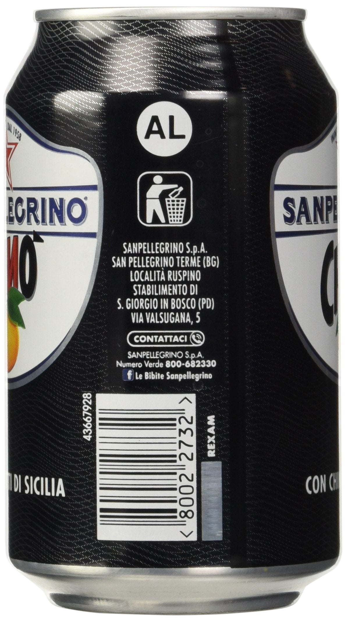 Sanpellegrino Chinò con Chinotti di Sicilia, 330 Ml [Confezione da 24]