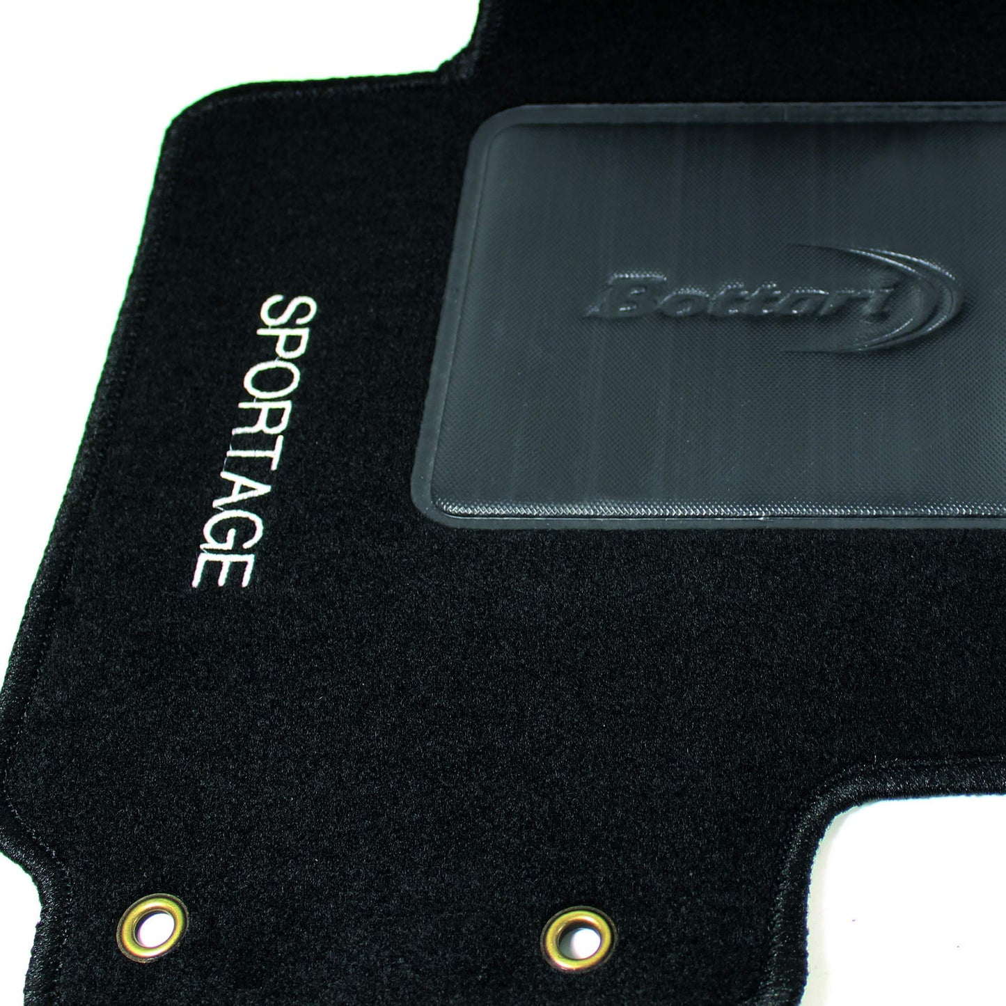 Bottari 39053 Set Tappeti Auto su Misura in Moquette, Nero, 4 Pezzi