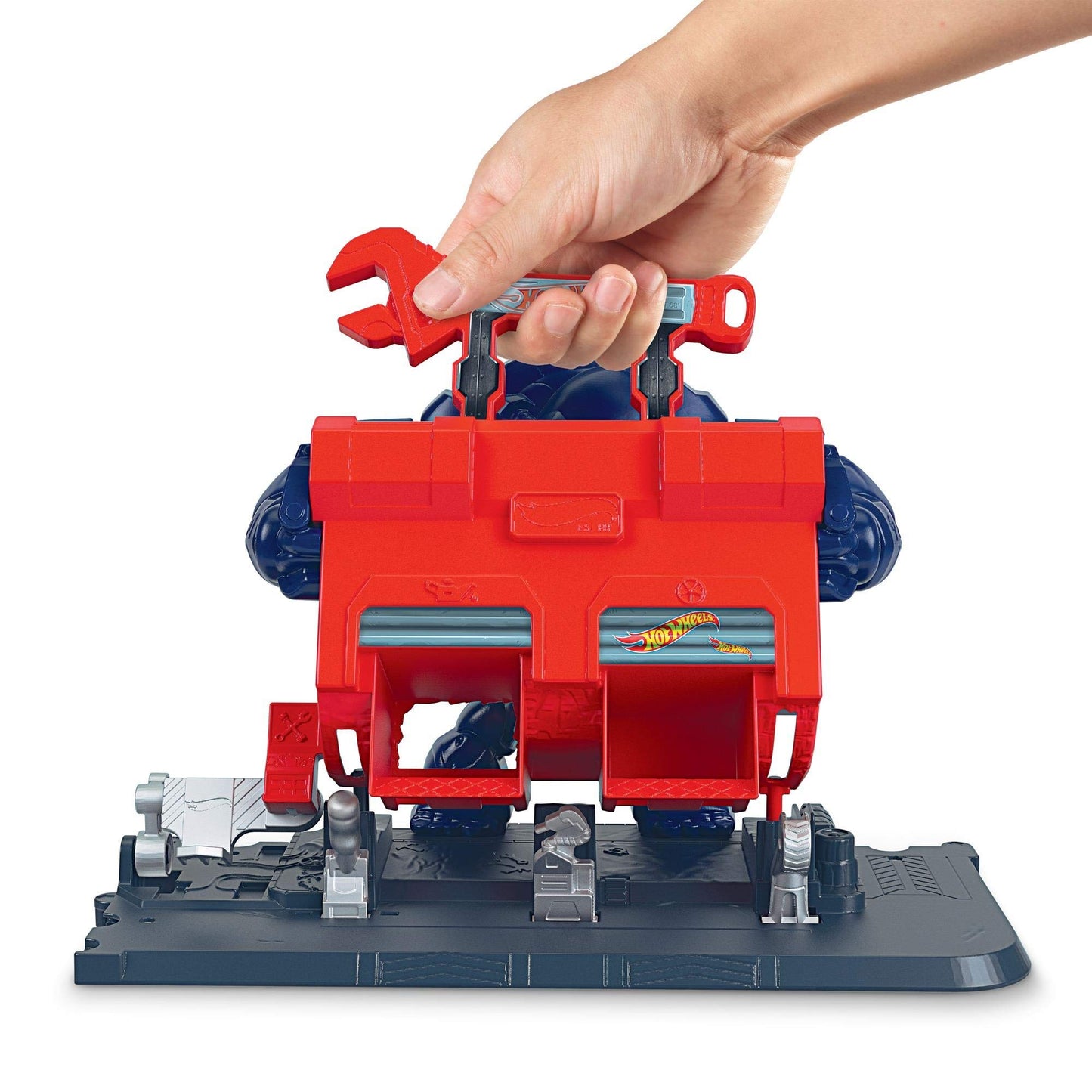 Hot Wheels Creature Mostruose Playset Gorilla, Giocattolo per Bambini 3+ Anni, GJK89