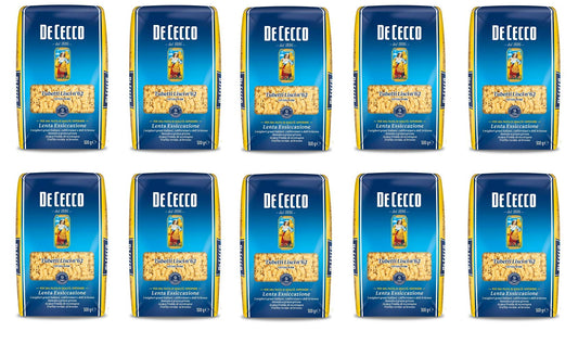 10 Pasta De Cecco 100% Italiano Tubetti Lisci n. 62 pasta 500 g