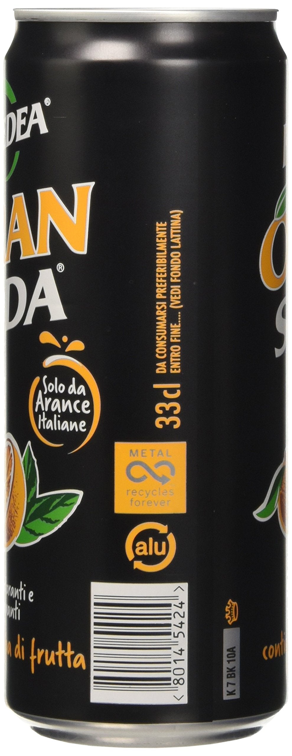 Oransoda Lattina - 24 pezzi da 330 ml [7920 ml]