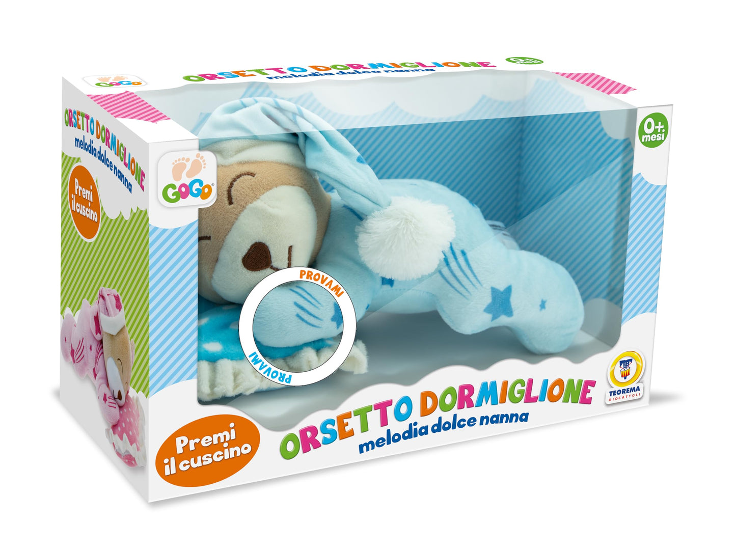 Teorema- Orsacchiotto DORMIGLIONE 39131, Multicolore, CC4F77FC74
