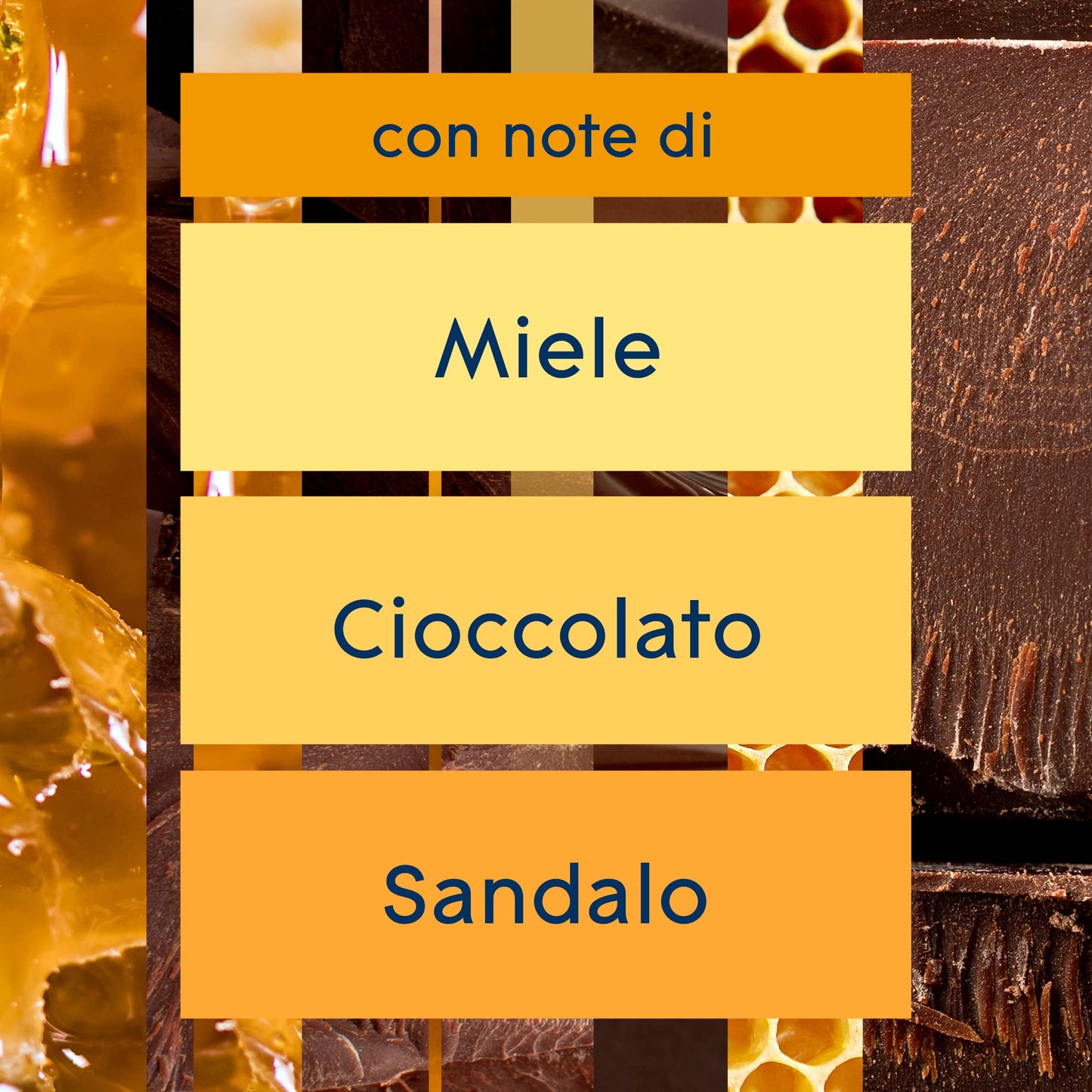 Glade Candela Profumata, Set da 4, con Oli Essenziali, Fragranze Honey & Chocolate, 4x129gr