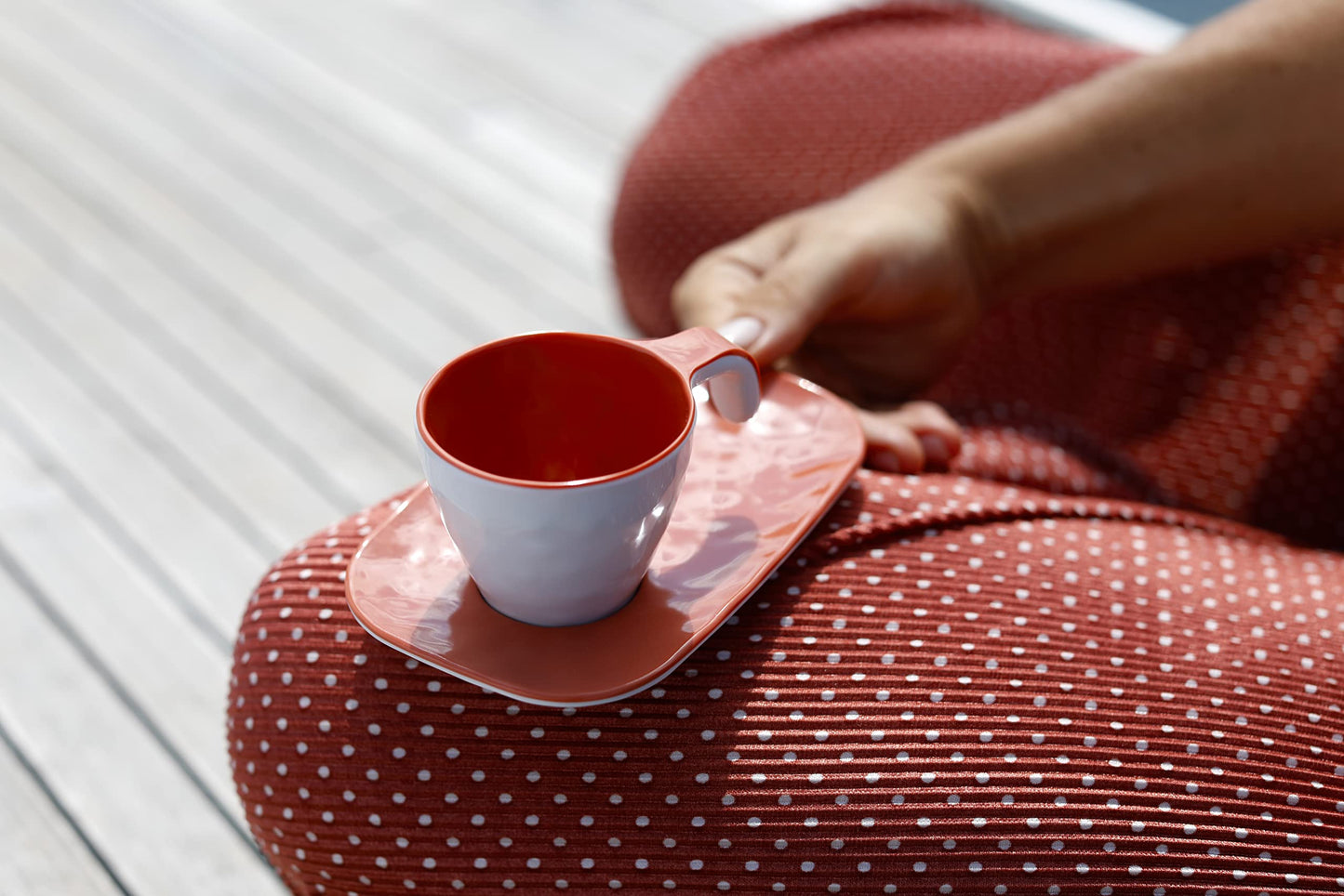 Marine Business Sommerer Tazza Espresso con piatto corallo