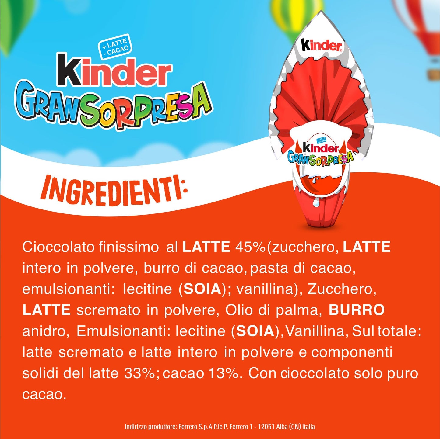 Kinder GranSorpresa Batman - Uovo di Pasqua Kinder 2025, Finissimo Cioccolato al Latte con Sorpresa Batman, Idea Regalo Pasqua, 150 Grammi