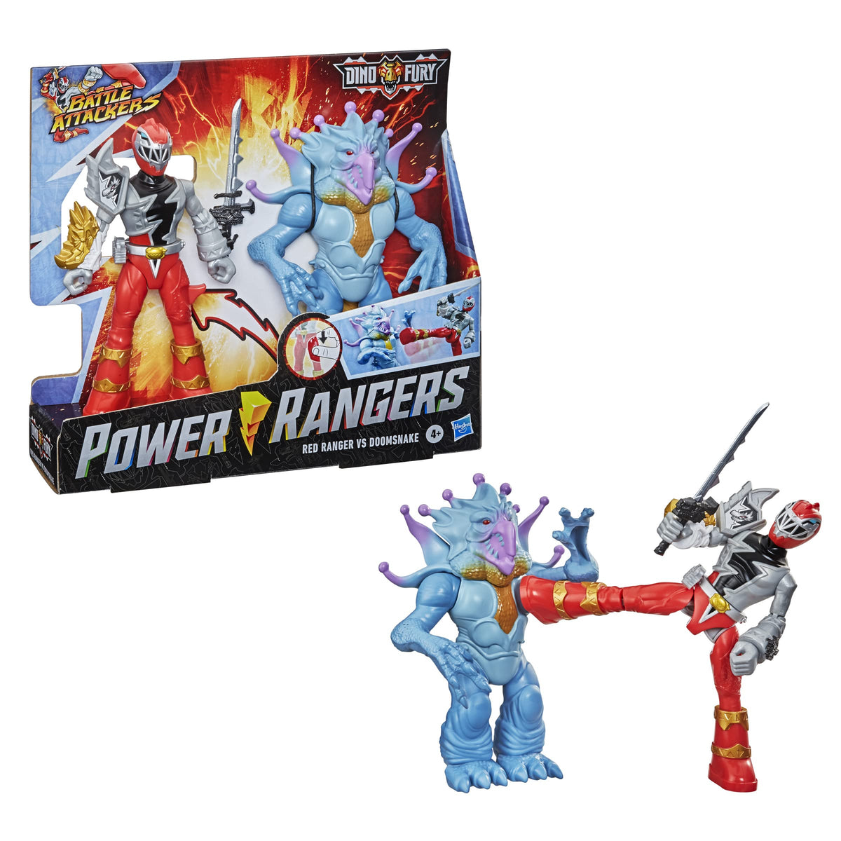 Power Rangers Hasbro Battle Attacker Monster 2 Pack, Multicolore (F3064)