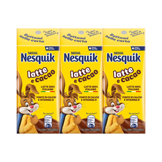 NESQUIK Pronto da Bere Latte e Cacao 24 Brick da 180ml (4,32L)