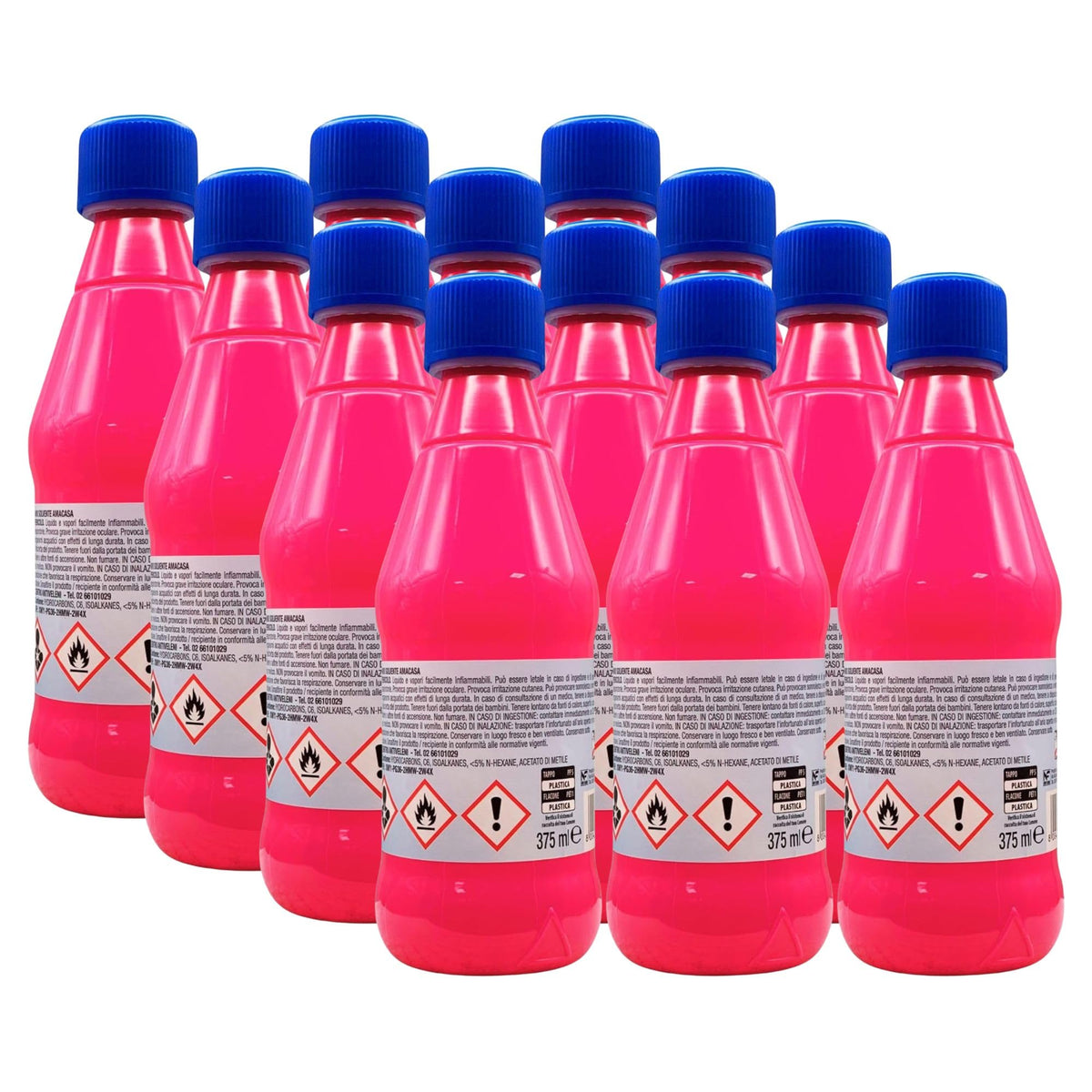 Avio SOLVENTE SMACCHIATORE, Dotato Di Un Notevole Potere Solvente Per Oli e Unto. Prodotto Di Normale Impiego Per La Pulizia Di Tessuti, Plastica e Gomma. Flacone Rosa 375ml (12 Flaconi)