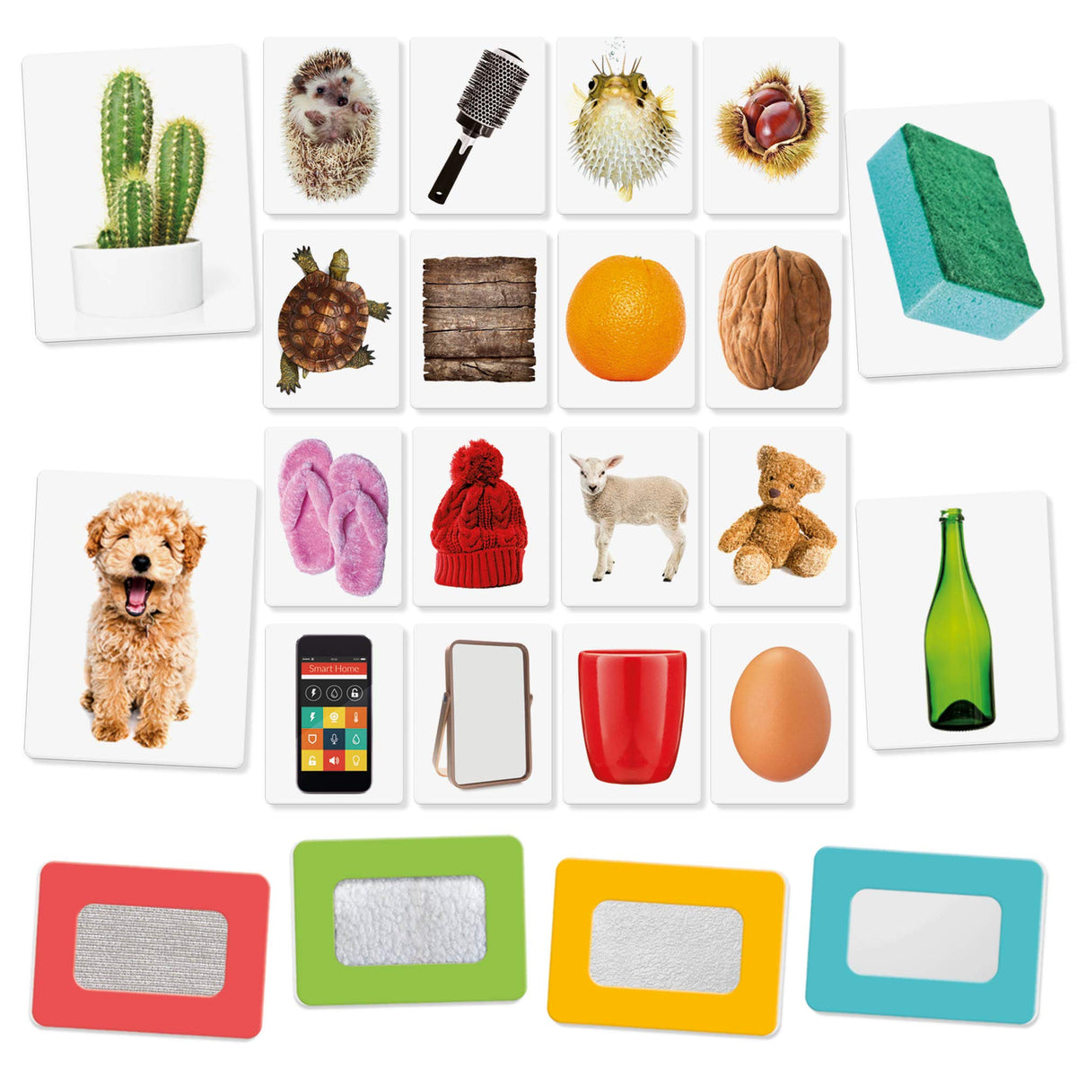 Headu Flashcards Tactile Montessori Osserva Tocca E Senti