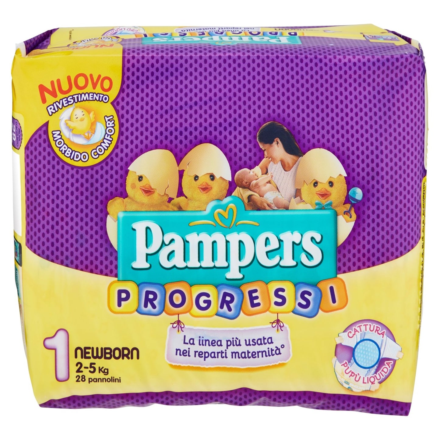 Pampers Progessi 2-5 Kg, Confezione da 28 Pannolini