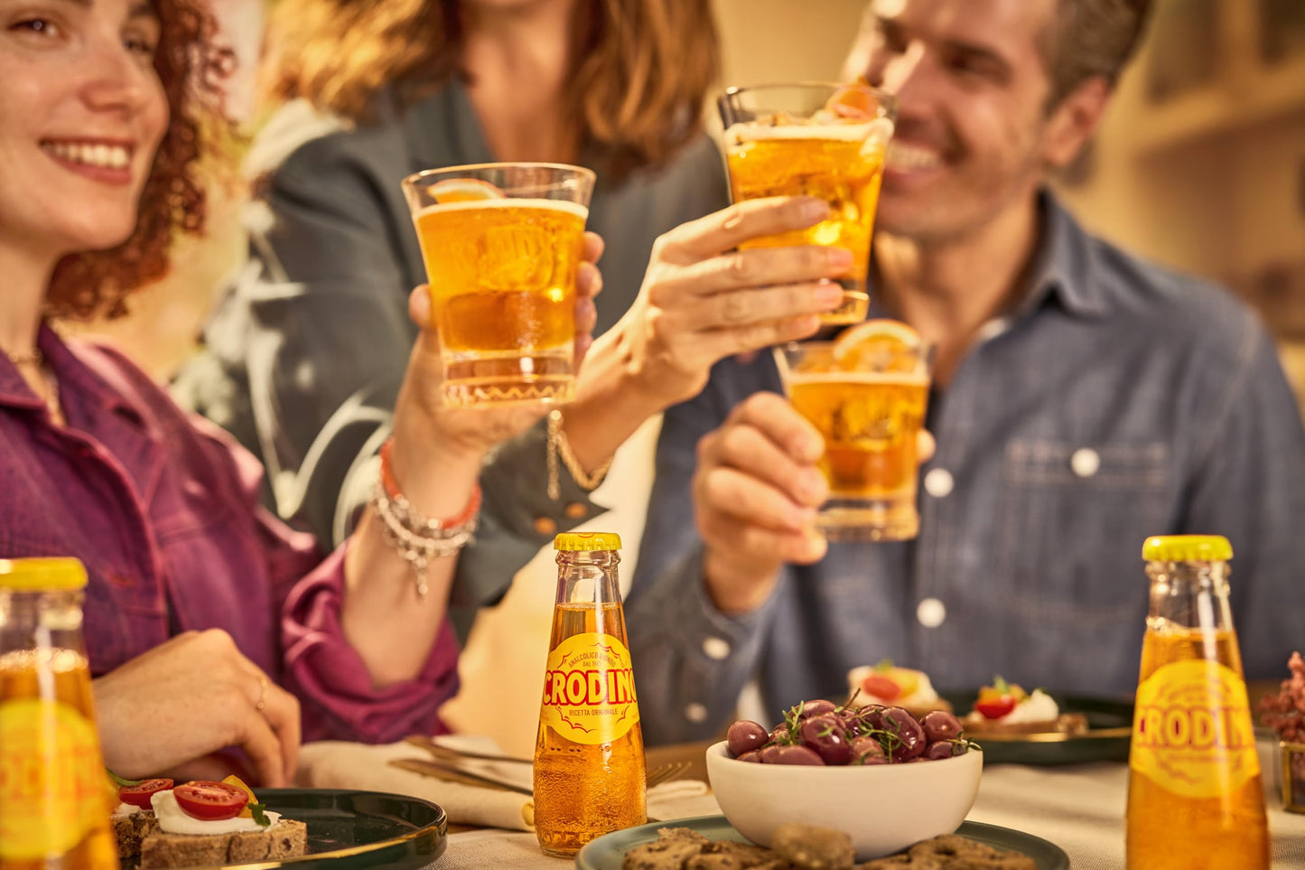 Crodino Biondo - Aperitivo Analcolico Pronto da Bere, 3 Bottigliette da 17,5 cl