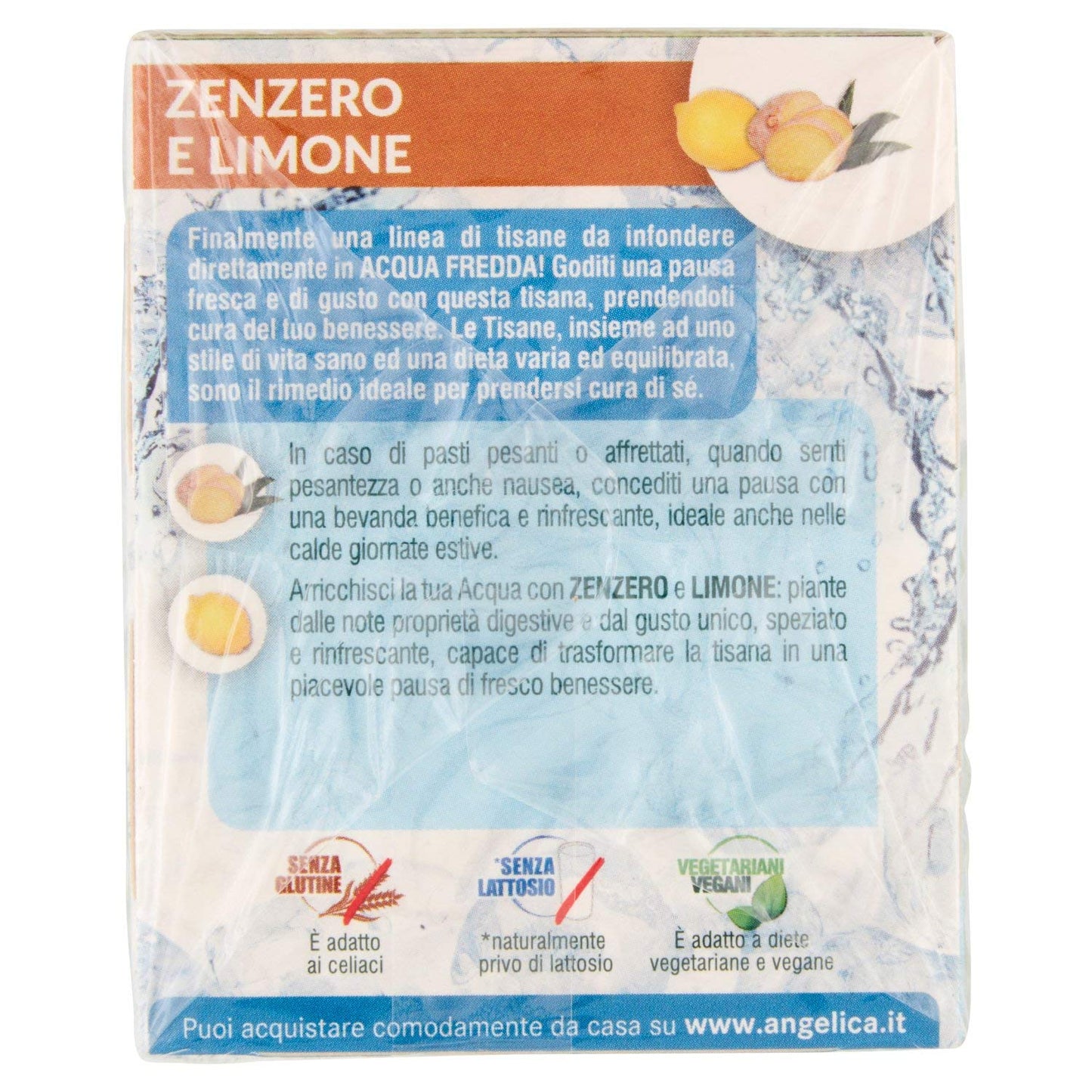ANGELICA TISANA A FREDDO ZENZERO E LIMONE 15+3 FILTRI