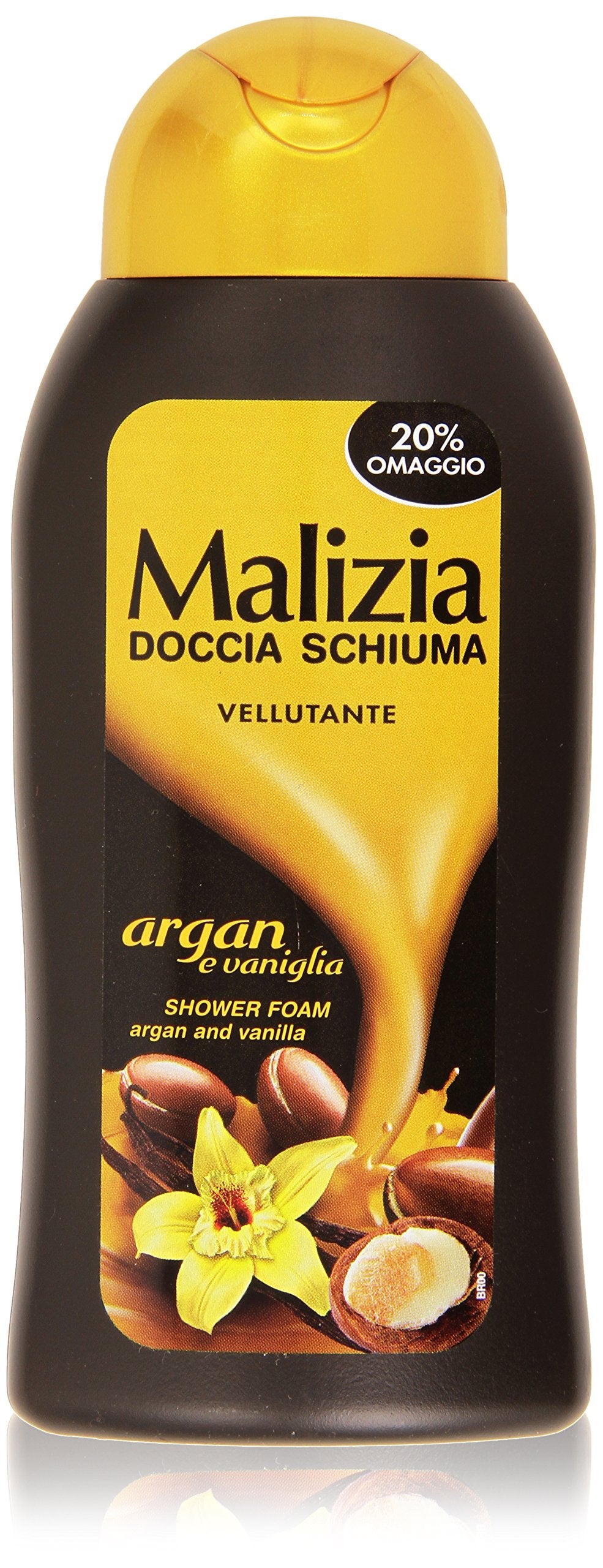 Malizia - Doccia Schiuma, Vellutante Argan e Vaniglia - 300 ml