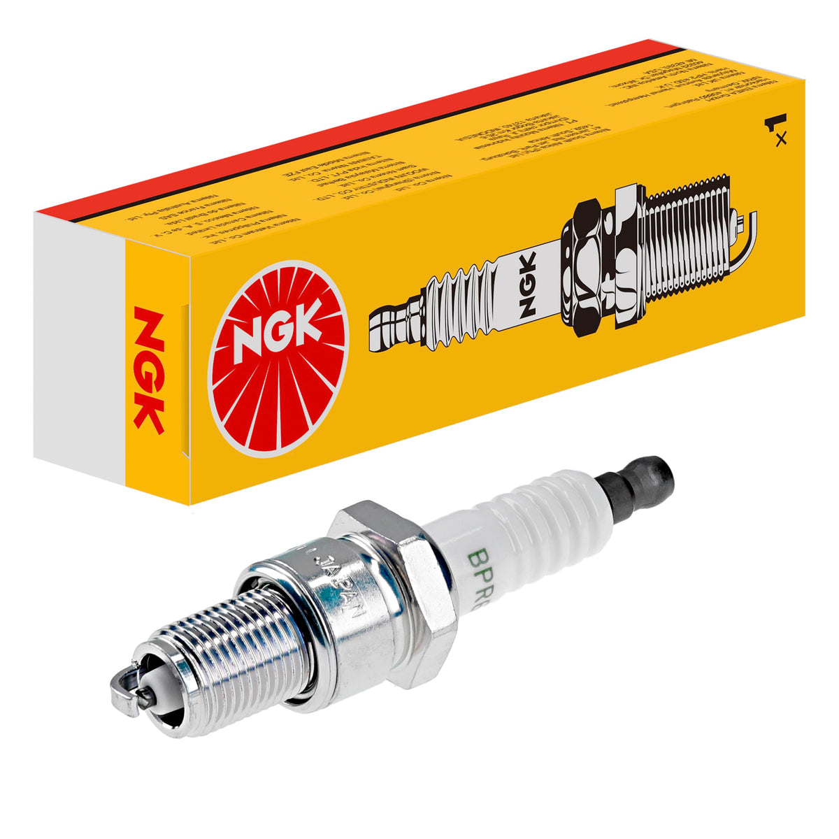 Candela di accensione NGK BPR6EY, 6427 | Yellow Box | 1 pezzo