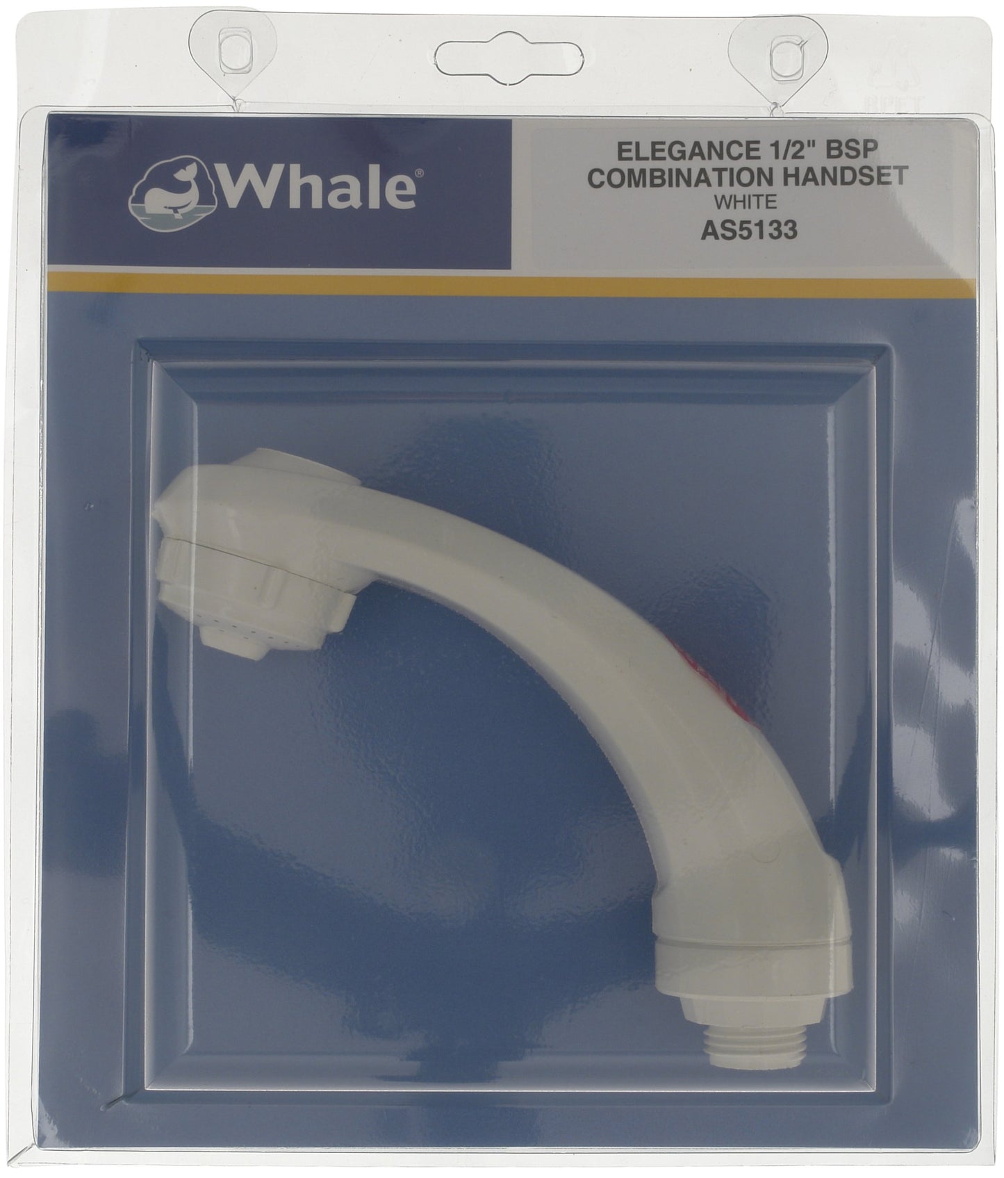 Whale Elegance Combinazione doccetta, Colore: Bianco