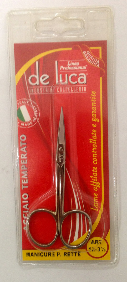 De Luca Forbici per Manicure in Acciaio Nichelato. Professionali.