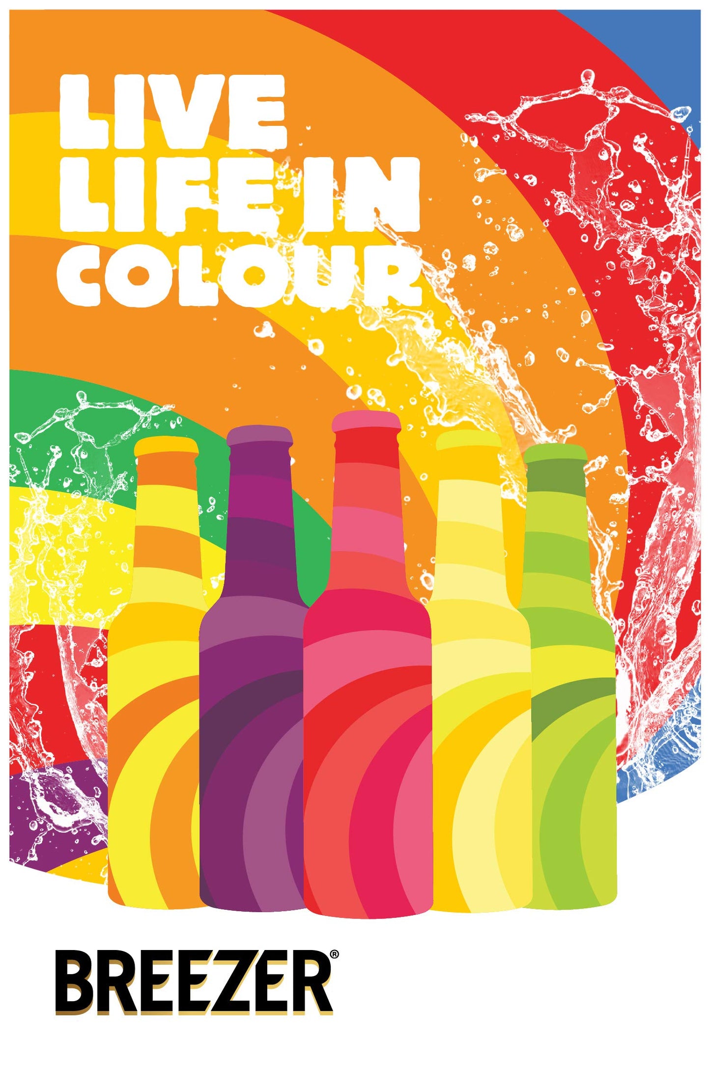 Bacardi Breezer Cocktail Aperitivo Lime 27.5 Cl, Confezione da 24 pz