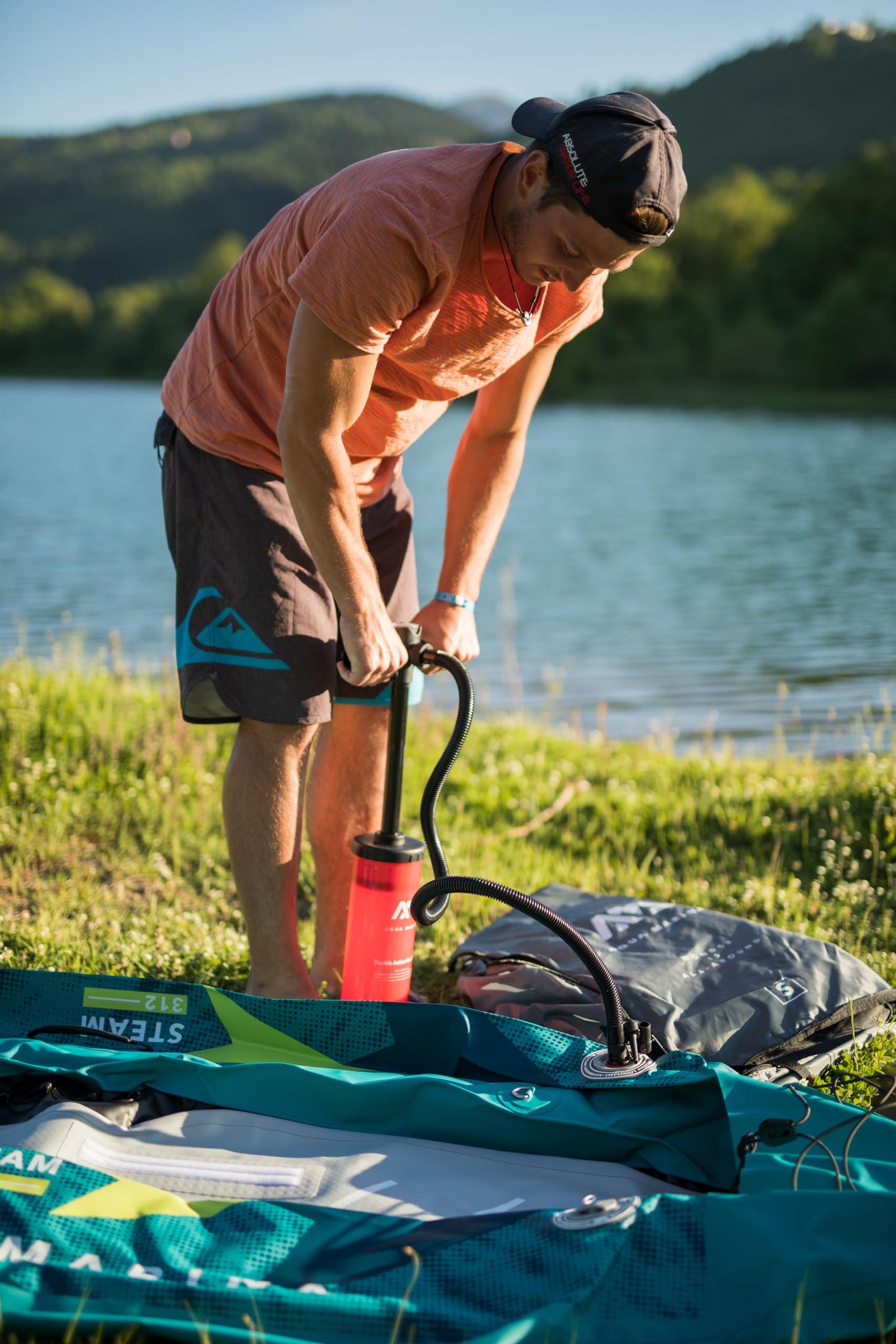 Aqua Marina AREO Ⅱ 16” Kayak Hand Pump, Pompa A Mano Unisex Adulto, Multicolore, U