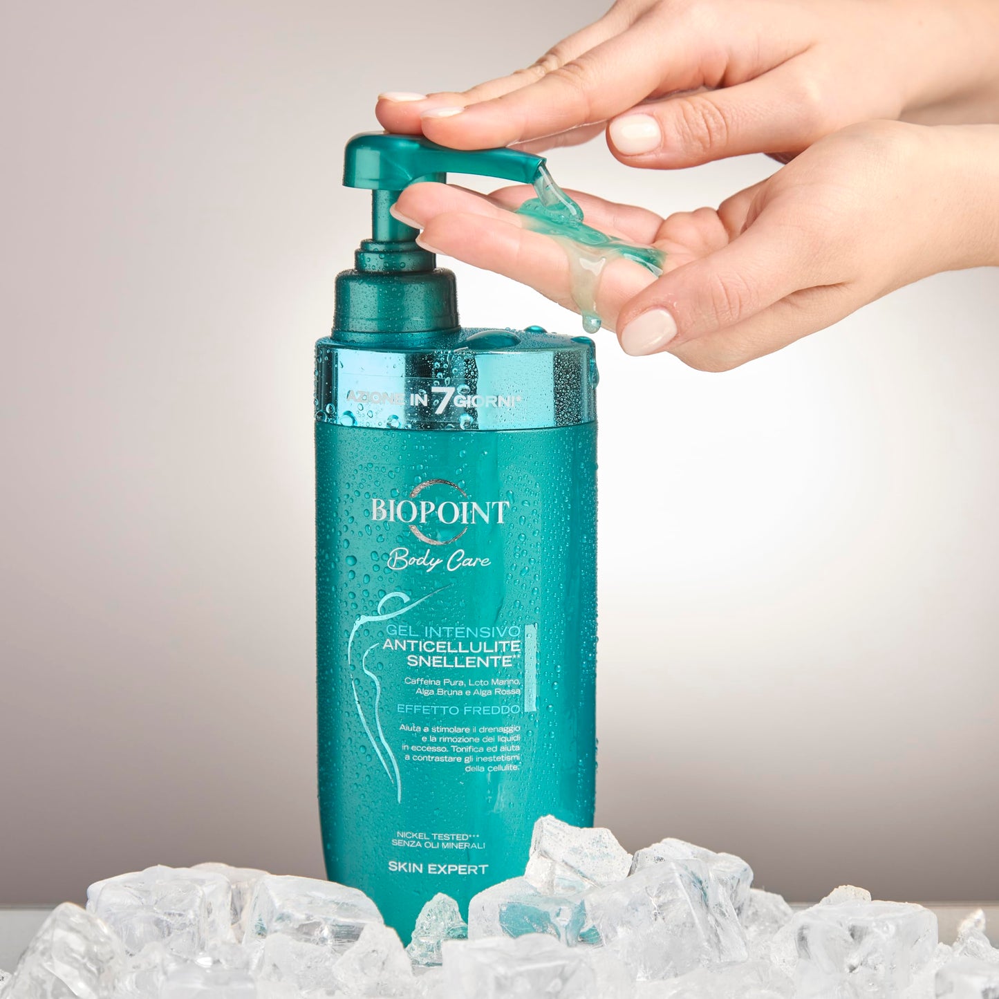 Biopoint - Gel Corpo Intensivo Anticellulite, Effetto Rassodante, Drenante e Tonificante, Favorisce la Riduzione degli Accumuli Adiposi e Contrasta gli Inestetismi, 400 ml