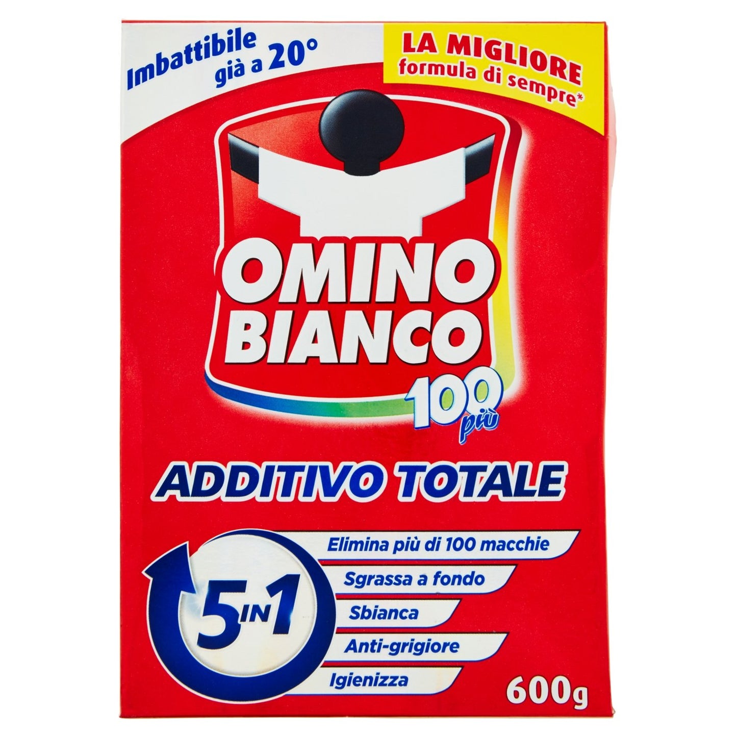 Omino Bianco Additivo Polvere Totale 5 In 1, 600g