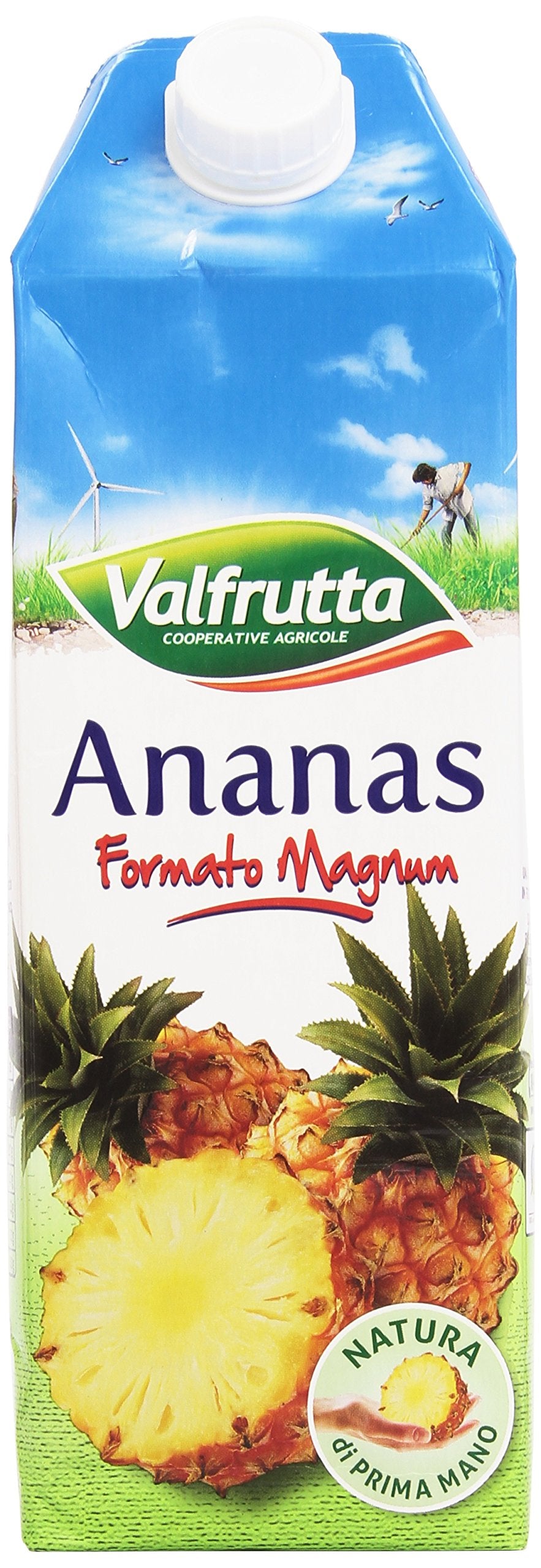 Valfrutta Bevanda Analcolica, Ananas - 6 Confezione da 1500 ml