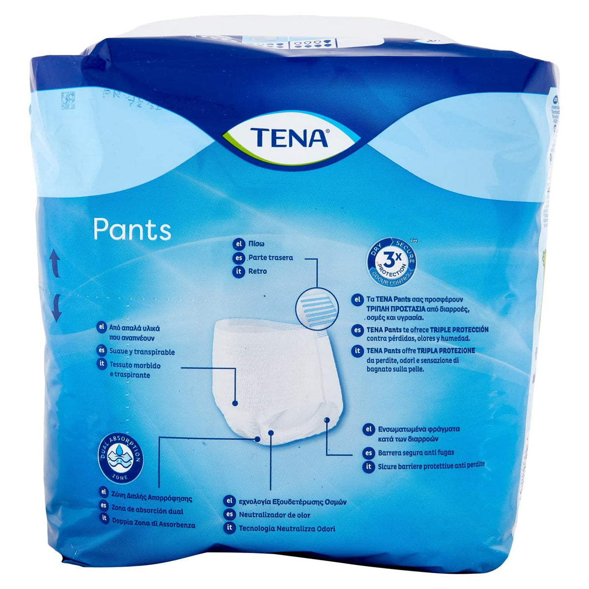 Tena Pants, Taglia L, 8 Pezzi