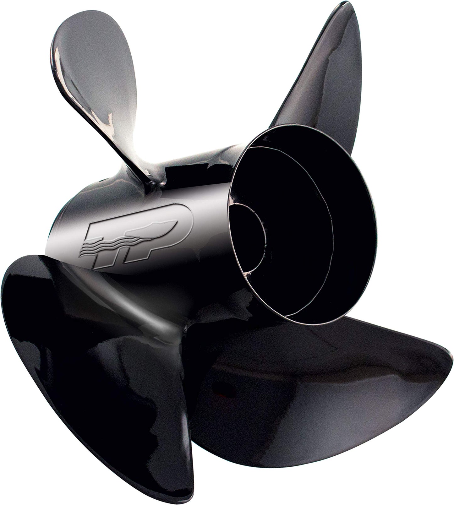 Turning Point Propellers Elica Punto di svolta 3004.8290 21431930 Hustler 4-Blade Elica in Alluminio per Motori 40-150 HP con 4.25" Gearcase-13 x 19", Destra Prop LE1/LE2-1319-4
