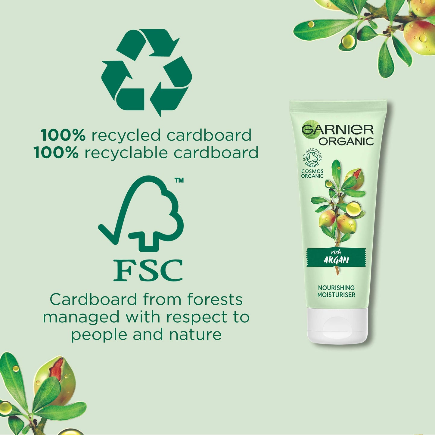 Garnier Bio Argan Ricca cura dell'umidità, protegge e nutre intensamente, idrata fino a 48 ore, 50 ml