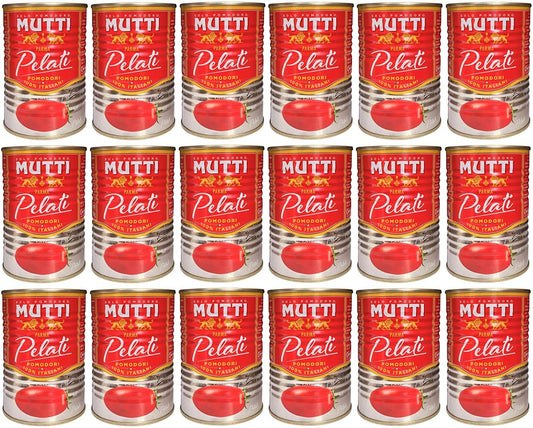 Mutti Pomodori Pelati Pomodori Pelati Prugna 100% Italiano 18 x 400g