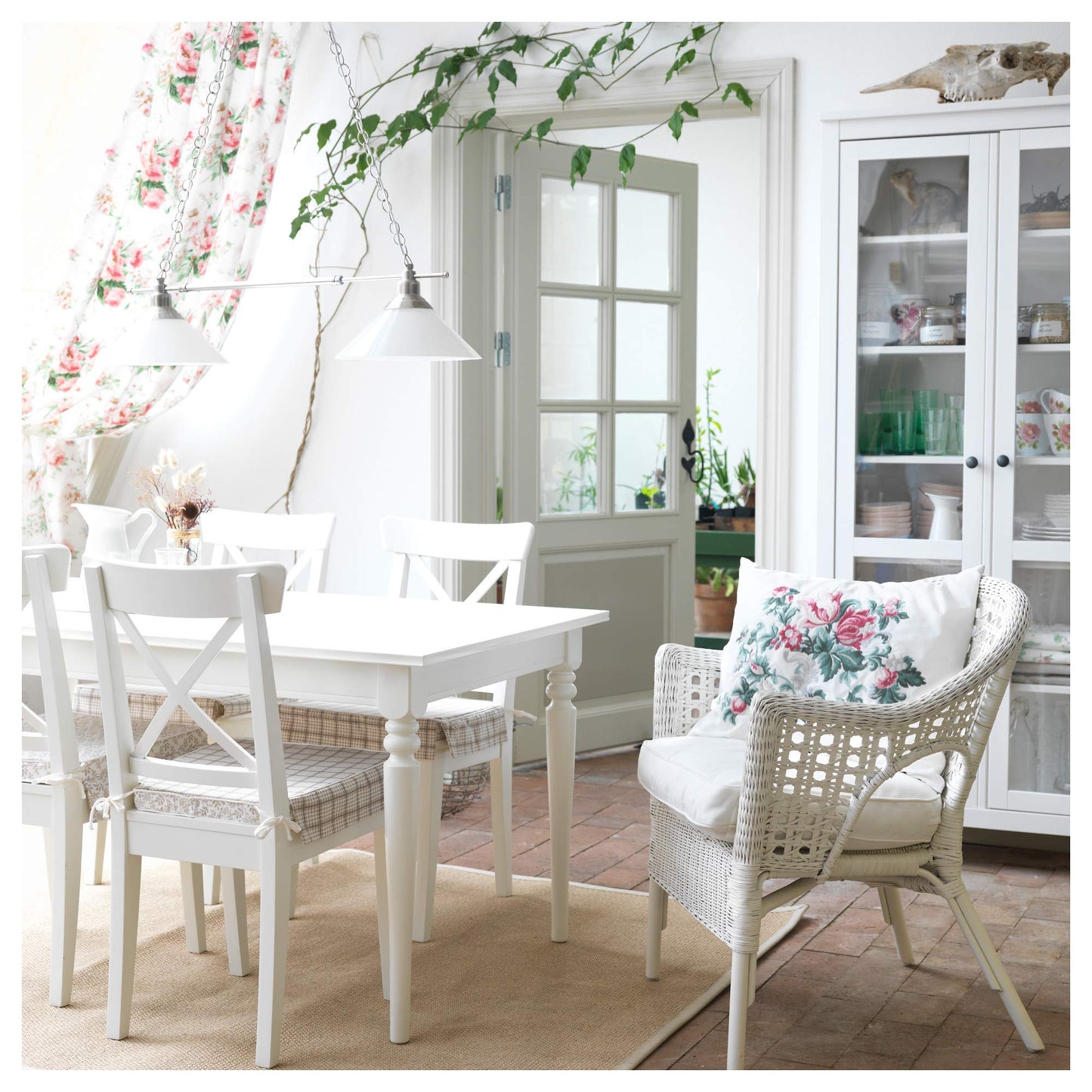 IKEA INGOLF sedia bianco