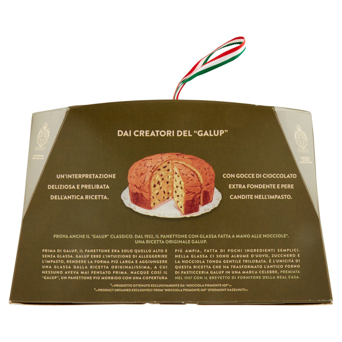 Galup NV16 Panettone Pere e Cioccolato, 750 Gr