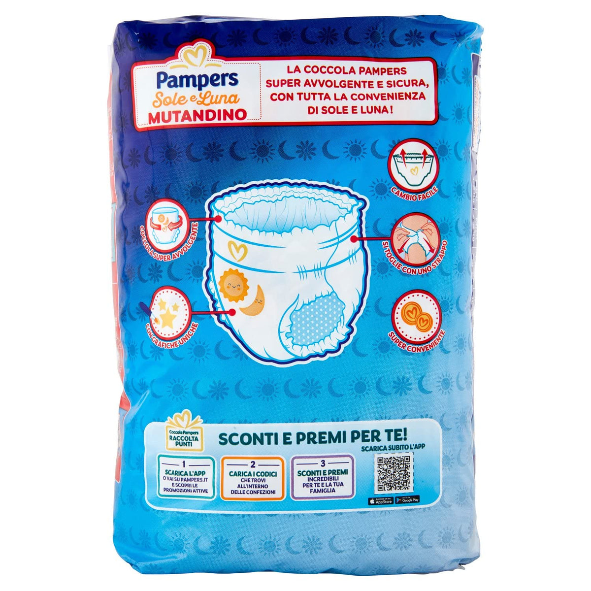 PAMPERS SOLE&LUNA MUTANDINA JUNIOR x14 pezzi