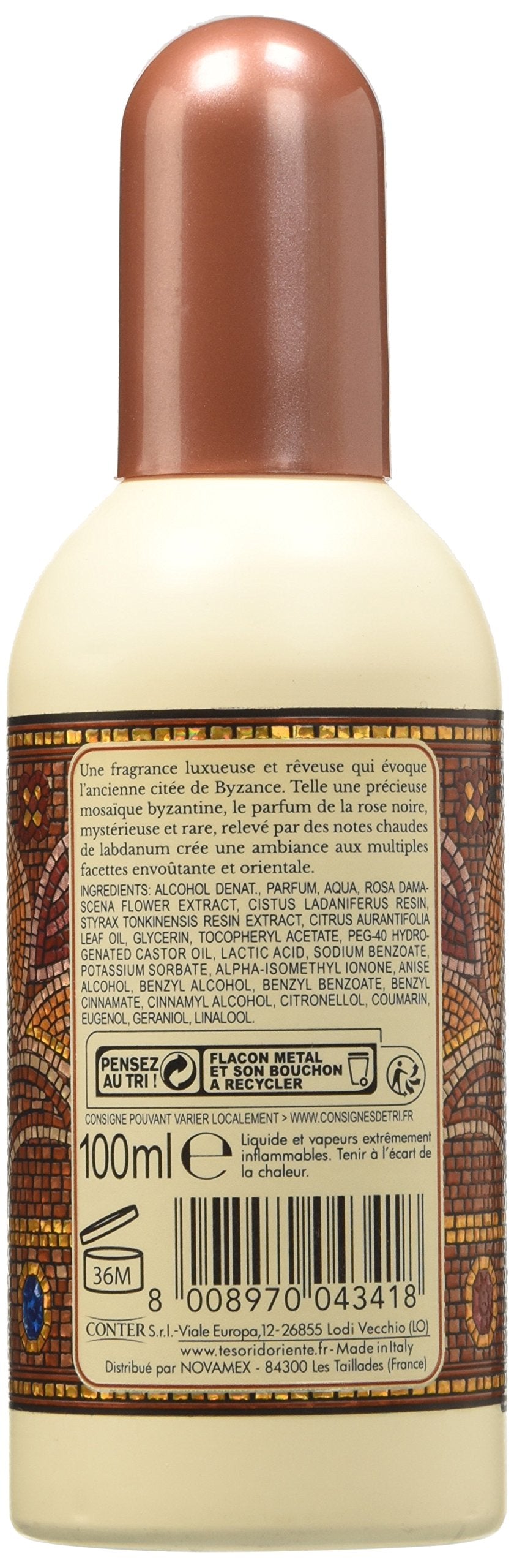 Tesori d'Oriente Eau de Parfum Bisanzio - Rosa nera e Labdanum
