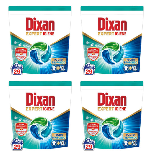 Dixan DISCS Expert Igiene Detersivo Lavatrice igienizzante (29 Lavaggi)
