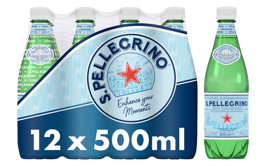 San Pellegrino Acqua minerale naturale frizzante 12x500ml