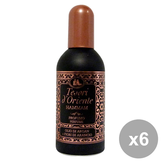 Set 6 TESORI D'ORIENTE COLONIA HAMMAM Profumi