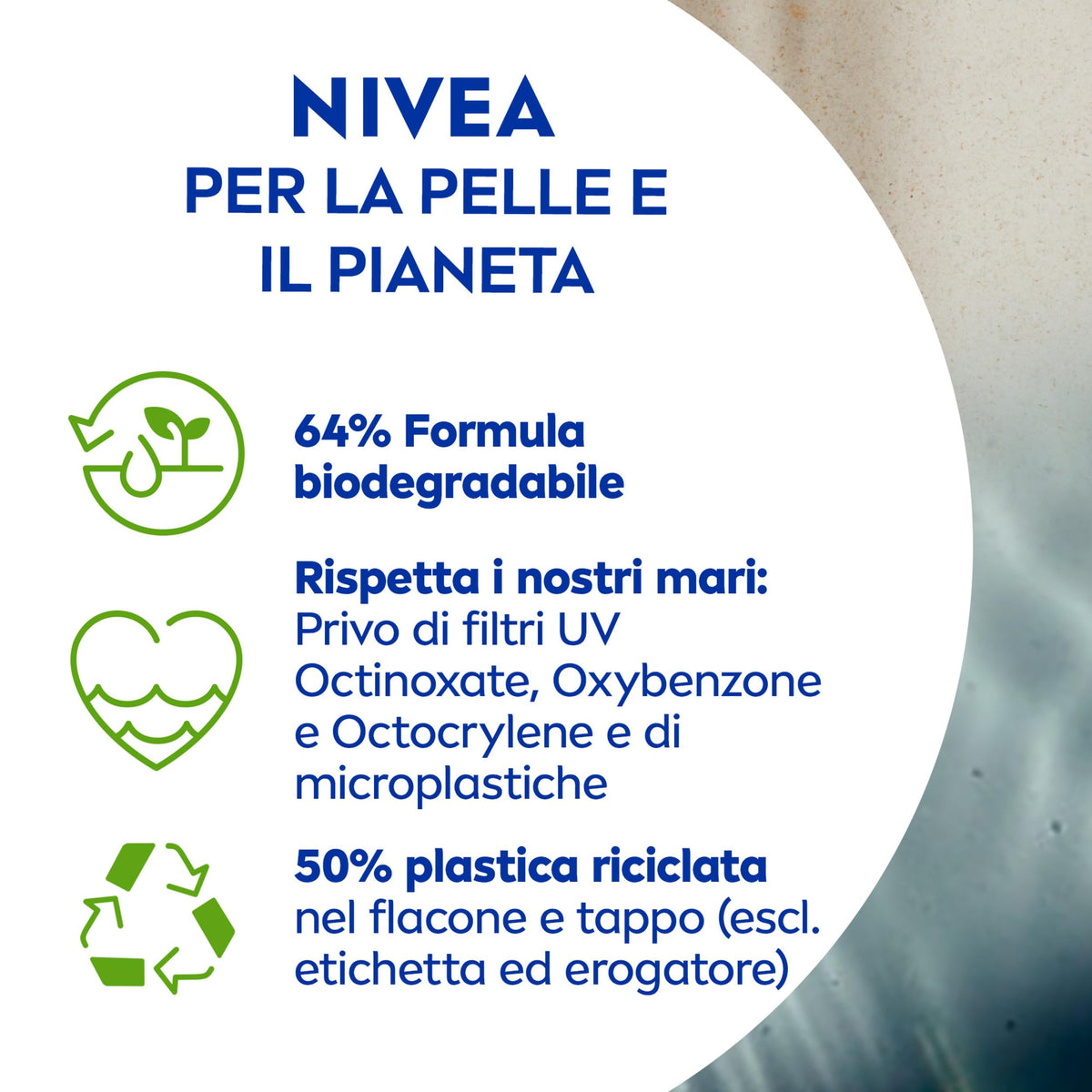 NIVEA SUN Derma Skin Clear Crema Solare Viso SPF50+ da 40 ml, Protezione solare con complesso Anti-Imperfezioni + Niacinamide, Crema viso SPF 50+ in fluido ultra leggero